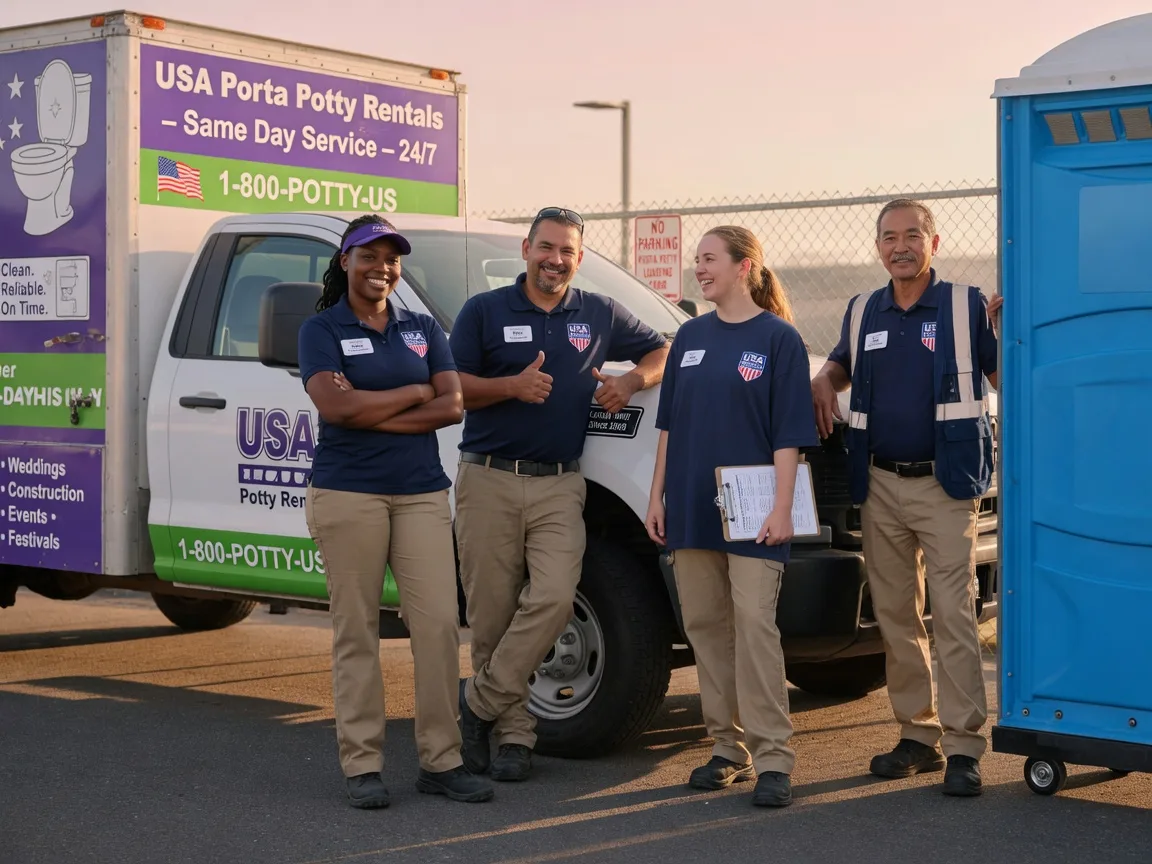 Porta Potty Rental company in Marine, IL